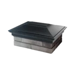 Колпак MONBLAN 385 х 515 классический 2 х 1,5 кирпича черный2
