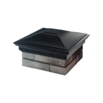 Колпак MONBLAN 385 x 385 классический на 1,5 кирпича черный2
