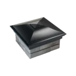 Колпак MONBLAN 385 x 385 классический на 1,5 кирпича черный4