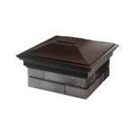 Колпак MONBLAN 385 x 385 классический на 1,5 кирпича коричневый2