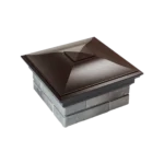 Колпак MONBLAN 385 x 385 классический на 1,5 кирпича коричневый4