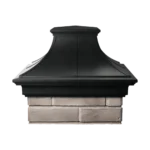 Колпак Monblan 385x385 Premium с посадкой на 1,5 кирпича черный 3