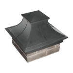 Колпак Monblan 385x385 Premium с посадкой на 1,5 кирпича серый 4