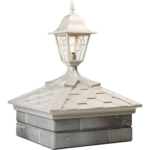 Колпак EVEREST 390 x 390 на 1,5 кирпича под фонарь Бежевый 1