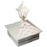 Колпак EVEREST 390 x 390 на 1,5 кирпича под фонарь Бежевый 4
