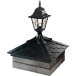 Колпак EVEREST 390 x 390 на 1,5 кирпича под фонарь Черный 2