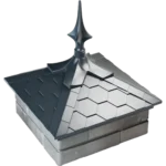 Колпак EVEREST 390 x 390 с пикой на 1,5 кирпича Серый 4