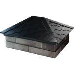 Колпак EVEREST 520 х 390 классический 2х1,5 кирпича черный 2