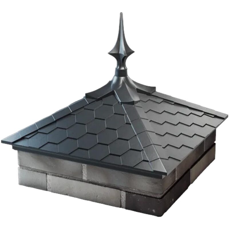 Колпак EVEREST 535 x 535 с пикой на 2 кирпича Главная