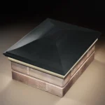 Колпак Monblan 385×515 с LED подсветкой 2х1,5 кирпича черный 2