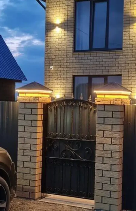 Колпак Elbrus 385 x 385 с LED подсветкой на 1,5 кирпича Работа 1