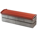 Парапет MONBLAN 130 x 510 на 0,5 кирпича Красный 2